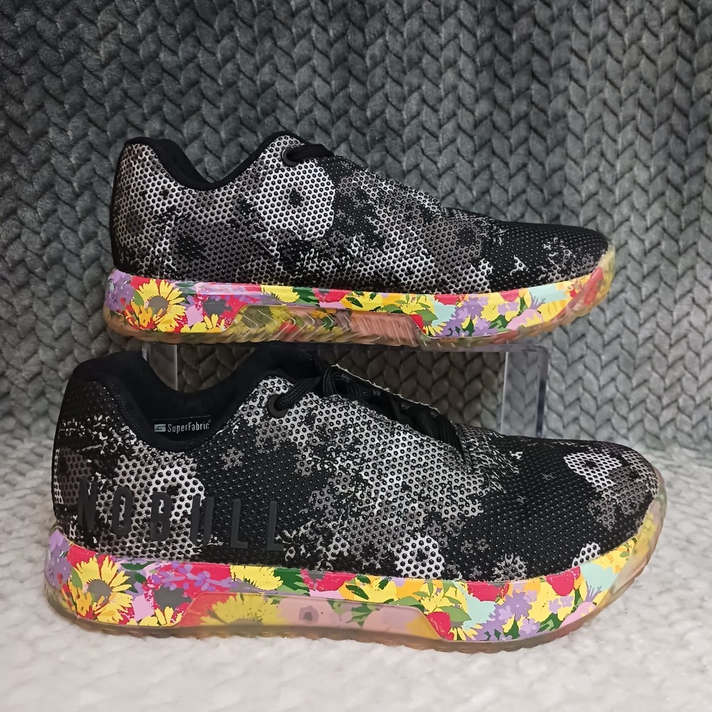Nobull Superfabric Trainer Floral Daisy Print Women's Workout Shoes Size 9.5